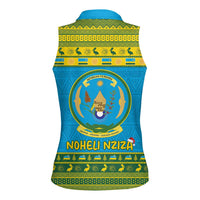 Rwanda Christmas Women Sleeveless Polo Shirt Coat Of Arms Noheli Nziza - Wonder Print Shop