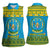 Rwanda Christmas Women Sleeveless Polo Shirt Coat Of Arms Noheli Nziza - Wonder Print Shop