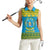 Rwanda Christmas Women Sleeveless Polo Shirt Coat Of Arms Noheli Nziza - Wonder Print Shop