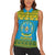 Rwanda Christmas Women Sleeveless Polo Shirt Coat Of Arms Noheli Nziza - Wonder Print Shop