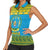 Rwanda Christmas Women Sleeveless Polo Shirt Coat Of Arms Noheli Nziza - Wonder Print Shop
