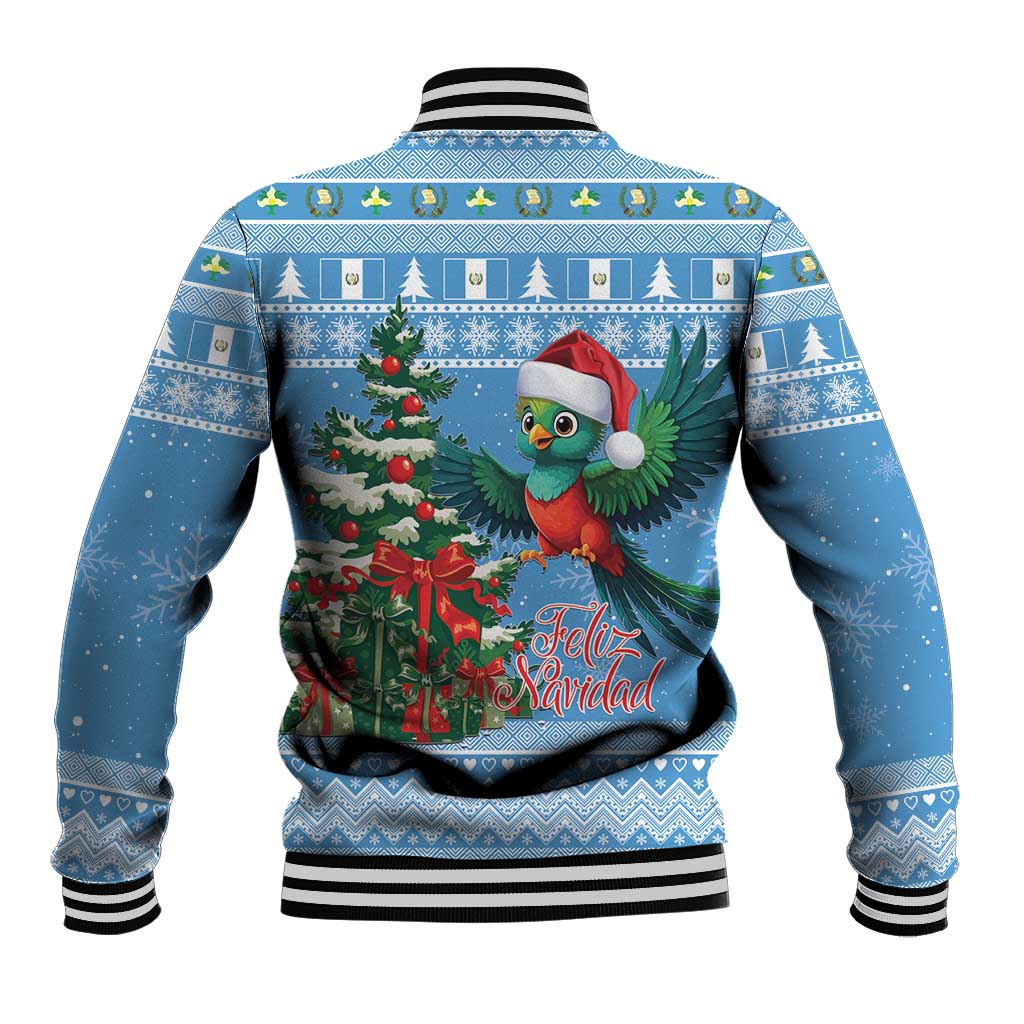 Guatemala Christmas Baseball Jacket Quetzal Feliz Navidad - Wonder Print Shop