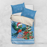 Guatemala Christmas Bedding Set Quetzal Feliz Navidad - Wonder Print Shop