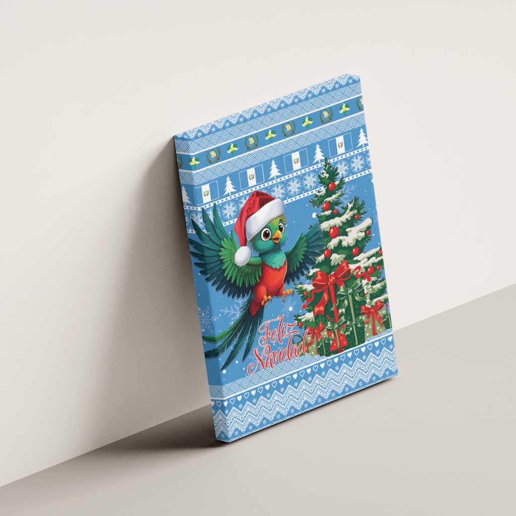 Guatemala Christmas Canvas Wall Art Quetzal Feliz Navidad - Wonder Print Shop