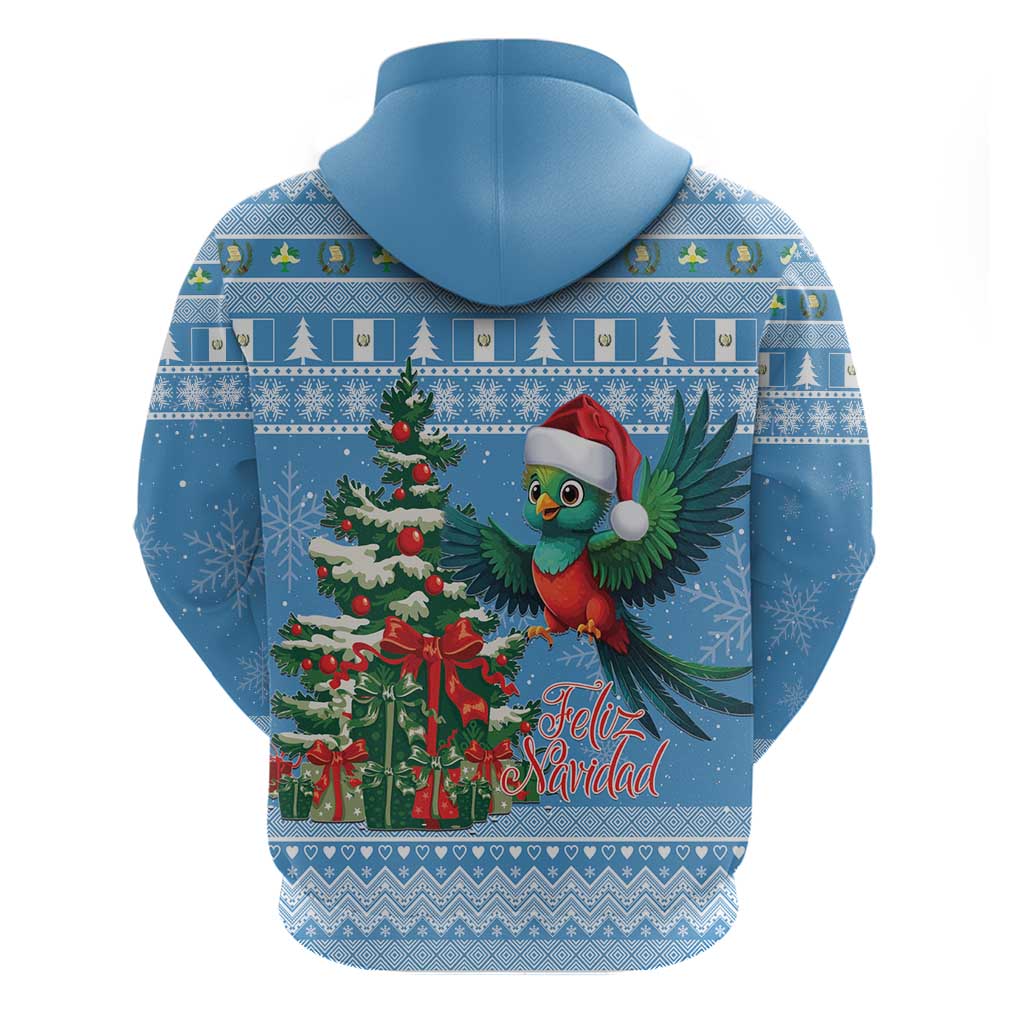 Guatemala Christmas Hoodie Quetzal Feliz Navidad - Wonder Print Shop