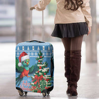 Guatemala Christmas Luggage Cover Quetzal Feliz Navidad - Wonder Print Shop