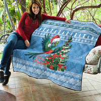 Guatemala Christmas Quilt Quetzal Feliz Navidad - Wonder Print Shop