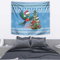 Guatemala Christmas Tapestry Quetzal Feliz Navidad - Wonder Print Shop