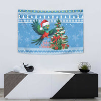 Guatemala Christmas Tapestry Quetzal Feliz Navidad - Wonder Print Shop