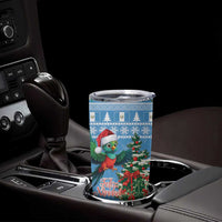 Guatemala Christmas Tumbler Cup Quetzal Feliz Navidad - Wonder Print Shop