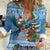 Guatemala Christmas Women Casual Shirt Quetzal Feliz Navidad - Wonder Print Shop