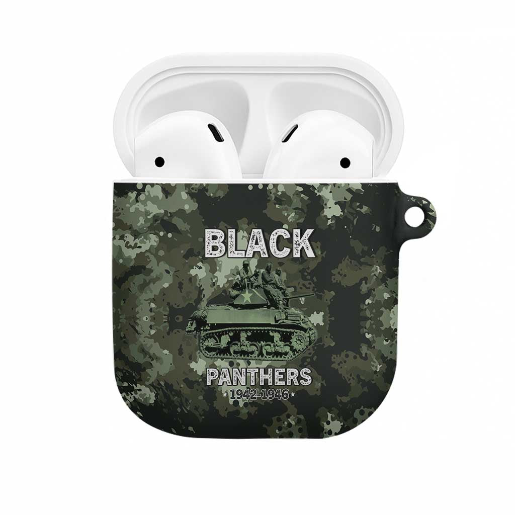 761st Tank Battalion Black Panthers AirPods Case WWII Military Camouflage - Wonder Print Shop