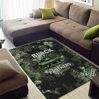 761st Tank Battalion Black Panthers Area Rug WWII Military Camouflage - Wonder Print Shop