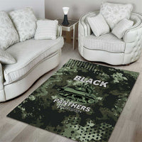 761st Tank Battalion Black Panthers Area Rug WWII Military Camouflage - Wonder Print Shop