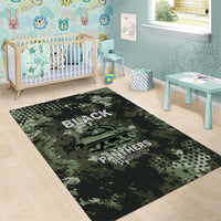 761st Tank Battalion Black Panthers Area Rug WWII Military Camouflage - Wonder Print Shop