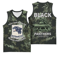761st Tank Battalion Black Panthers Basketball Jersey WWII Military Camouflage - Wonder Print Shop