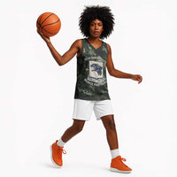 761st Tank Battalion Black Panthers Basketball Jersey WWII Military Camouflage - Wonder Print Shop