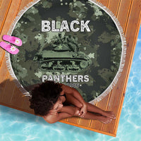 761st Tank Battalion Black Panthers Beach Blanket WWII Military Camouflage - Wonder Print Shop
