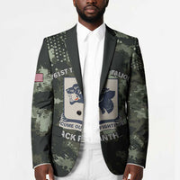 761st Tank Battalion Black Panthers Blazer WWII Military Camouflage - Wonder Print Shop
