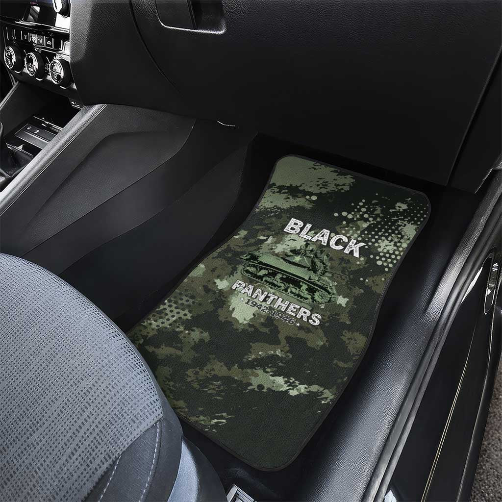 761st Tank Battalion Black Panthers Car Mats WWII Military Camouflage - Wonder Print Shop