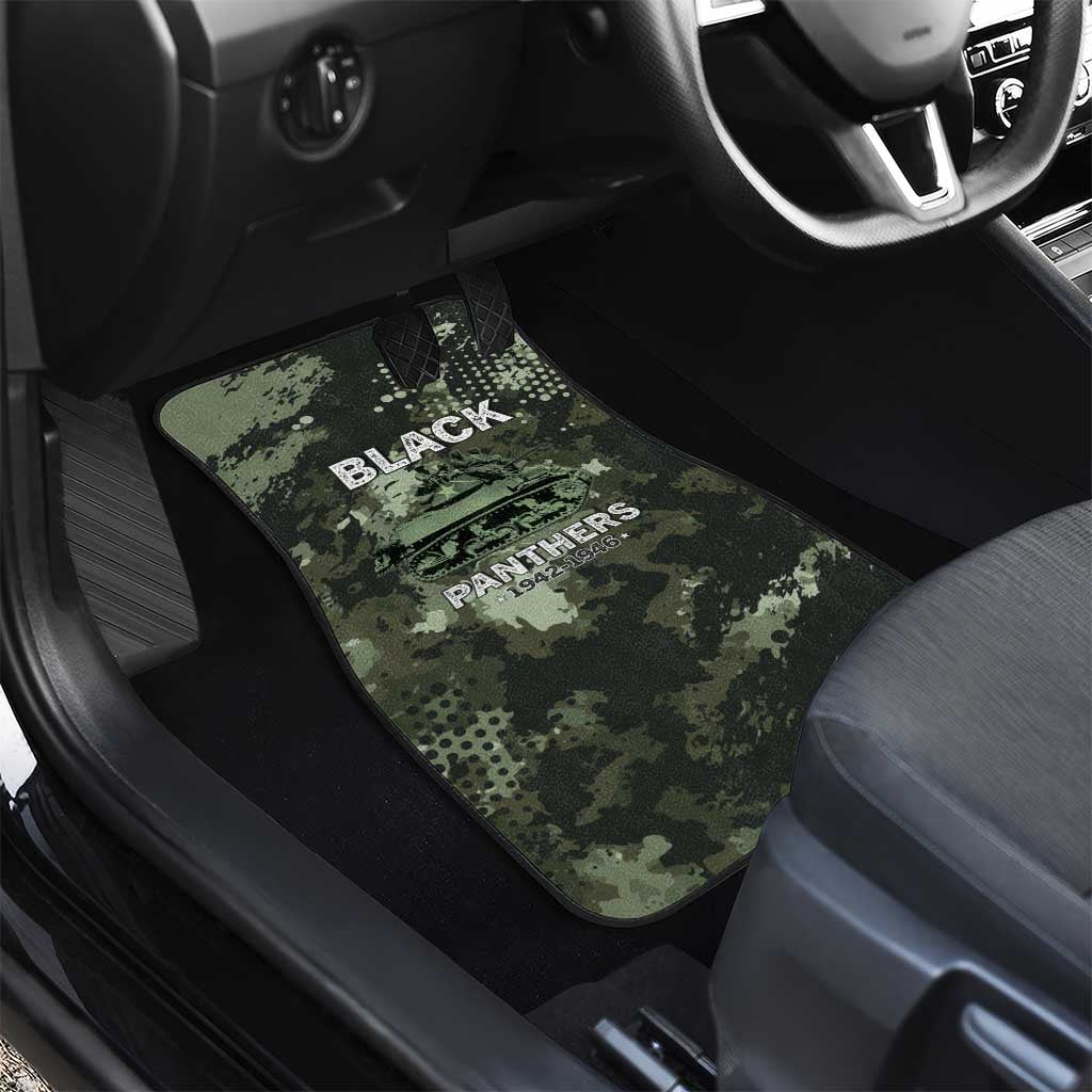 761st Tank Battalion Black Panthers Car Mats WWII Military Camouflage - Wonder Print Shop