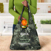 761st Tank Battalion Black Panthers Grocery Bag WWII Military Camouflage - Wonder Print Shop
