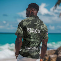 761st Tank Battalion Black Panthers Hawaiian Shirt WWII Military Camouflage - Wonder Print Shop
