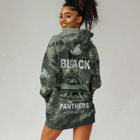 761st Tank Battalion Black Panthers Hoodie Dress WWII Military Camouflage - Wonder Print Shop