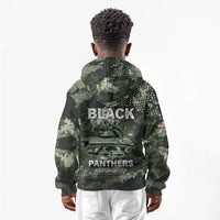 761st Tank Battalion Black Panthers Kid Hoodie WWII Military Camouflage - Wonder Print Shop