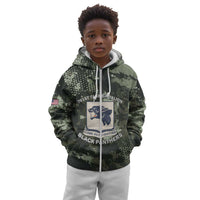 761st Tank Battalion Black Panthers Kid Hoodie WWII Military Camouflage - Wonder Print Shop