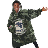 761st Tank Battalion Black Panthers Kid Wearable Blanket Hoodie WWII Military Camouflage - Wonder Print Shop