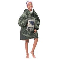 761st Tank Battalion Black Panthers Kid Wearable Blanket Hoodie WWII Military Camouflage - Wonder Print Shop