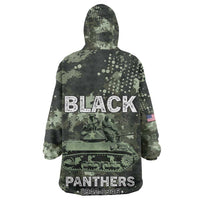 761st Tank Battalion Black Panthers Kid Wearable Blanket Hoodie WWII Military Camouflage - Wonder Print Shop