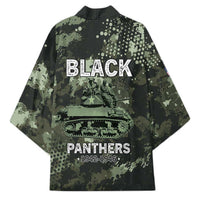 761st Tank Battalion Black Panthers Kimono WWII Military Camouflage - Wonder Print Shop