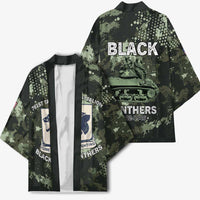 761st Tank Battalion Black Panthers Kimono WWII Military Camouflage - Wonder Print Shop
