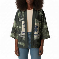 761st Tank Battalion Black Panthers Kimono WWII Military Camouflage - Wonder Print Shop