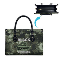 761st Tank Battalion Black Panthers Leather Bag WWII Military Camouflage - Wonder Print Shop