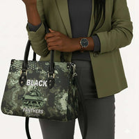 761st Tank Battalion Black Panthers Leather Bag WWII Military Camouflage - Wonder Print Shop