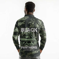 761st Tank Battalion Black Panthers Long Sleeve Polo Shirt WWII Military Camouflage - Wonder Print Shop