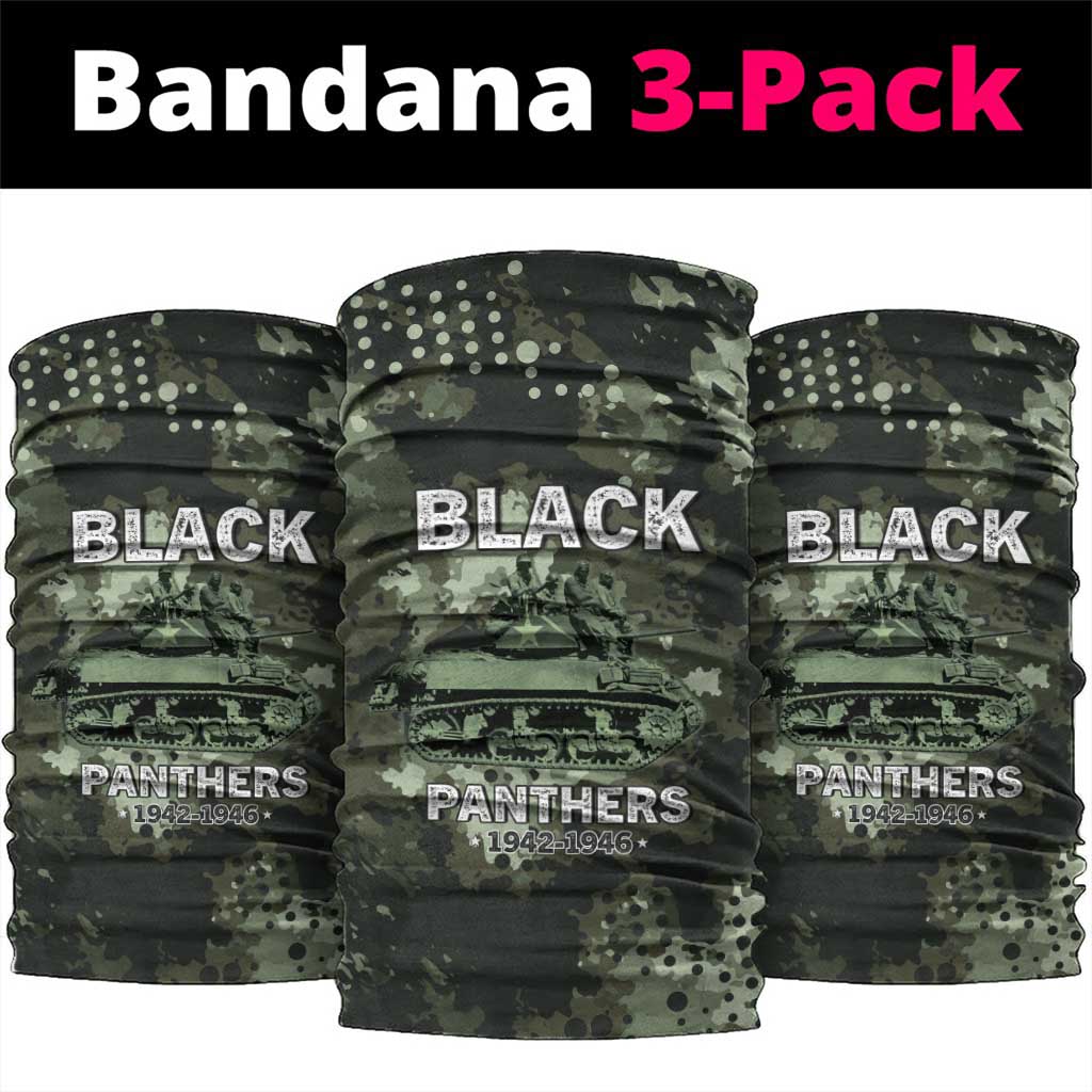 761st Tank Battalion Black Panthers Neck Gaiter WWII Military Camouflage - Wonder Print Shop