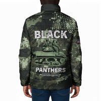761st Tank Battalion Black Panthers Padded Jacket WWII Military Camouflage - Wonder Print Shop