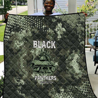 761st Tank Battalion Black Panthers Quilt WWII Military Camouflage - Wonder Print Shop