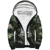 761st Tank Battalion Black Panthers Sherpa Hoodie WWII Military Camouflage - Wonder Print Shop