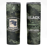 761st Tank Battalion Black Panthers Skinny Tumbler WWII Military Camouflage - Wonder Print Shop