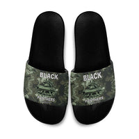 761st Tank Battalion Black Panthers Slide Sandals WWII Military Camouflage - Wonder Print Shop
