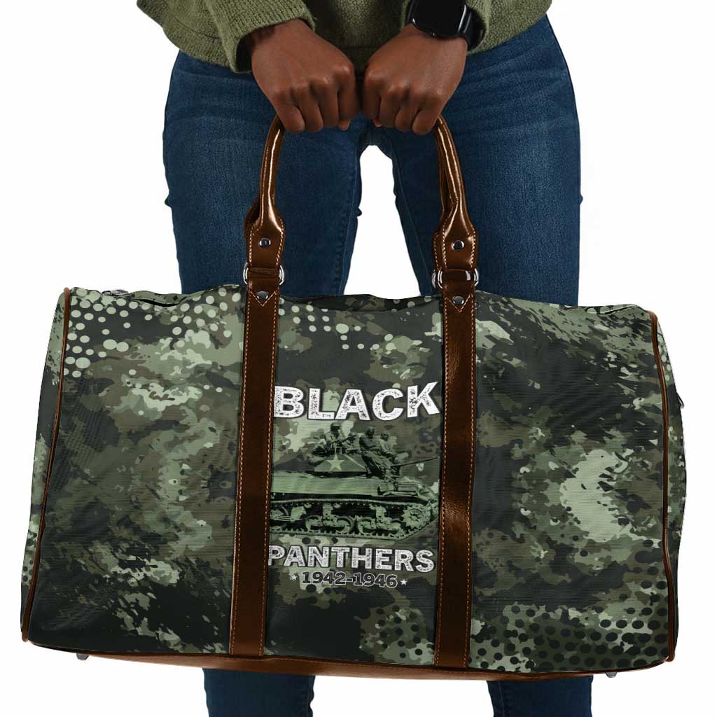 761st Tank Battalion Black Panthers Travel Bag WWII Military Camouflage - Wonder Print Shop