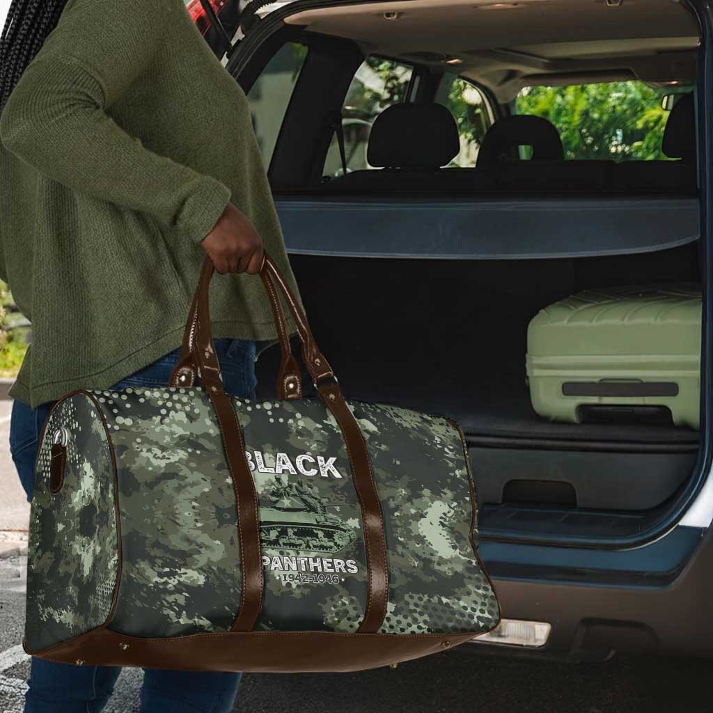 761st Tank Battalion Black Panthers Travel Bag WWII Military Camouflage - Wonder Print Shop