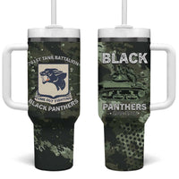 761st Tank Battalion Black Panthers Tumbler With Handle WWII Military Camouflage - Wonder Print Shop