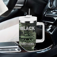 761st Tank Battalion Black Panthers Tumbler With Handle WWII Military Camouflage - Wonder Print Shop