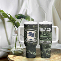 761st Tank Battalion Black Panthers Tumbler With Handle WWII Military Camouflage - Wonder Print Shop
